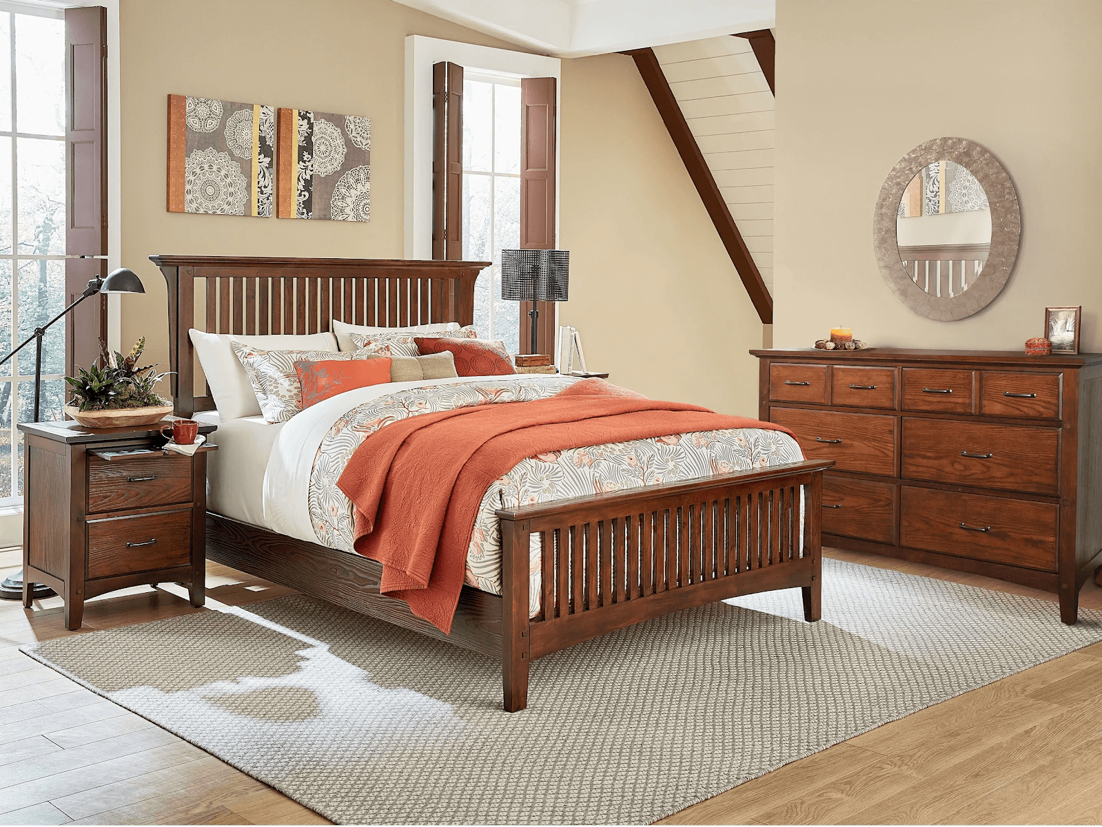 Bộ giường tủ cưới bằng gỗ cổ điển nhưng vẫn hiện đại tinh tế