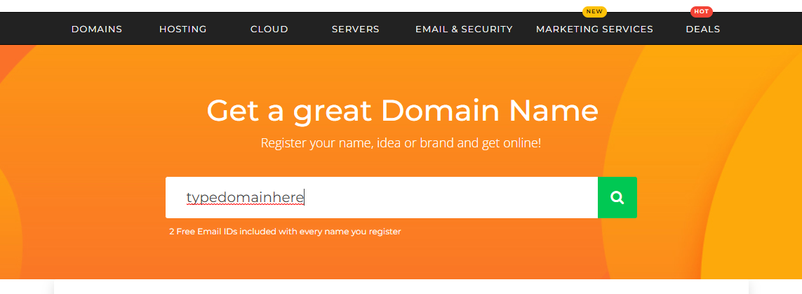 bigrock domain name