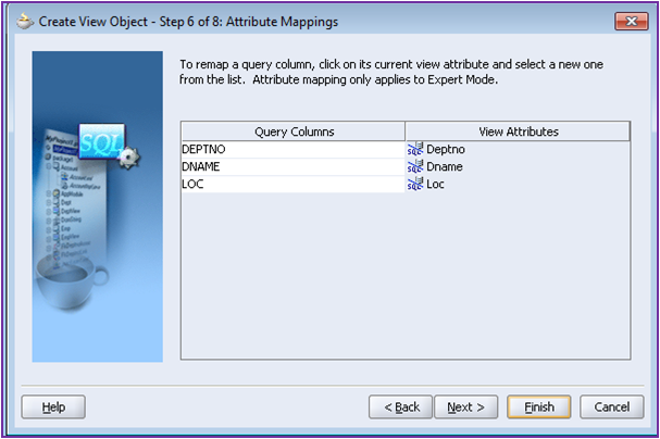 Attribute mappings in VO