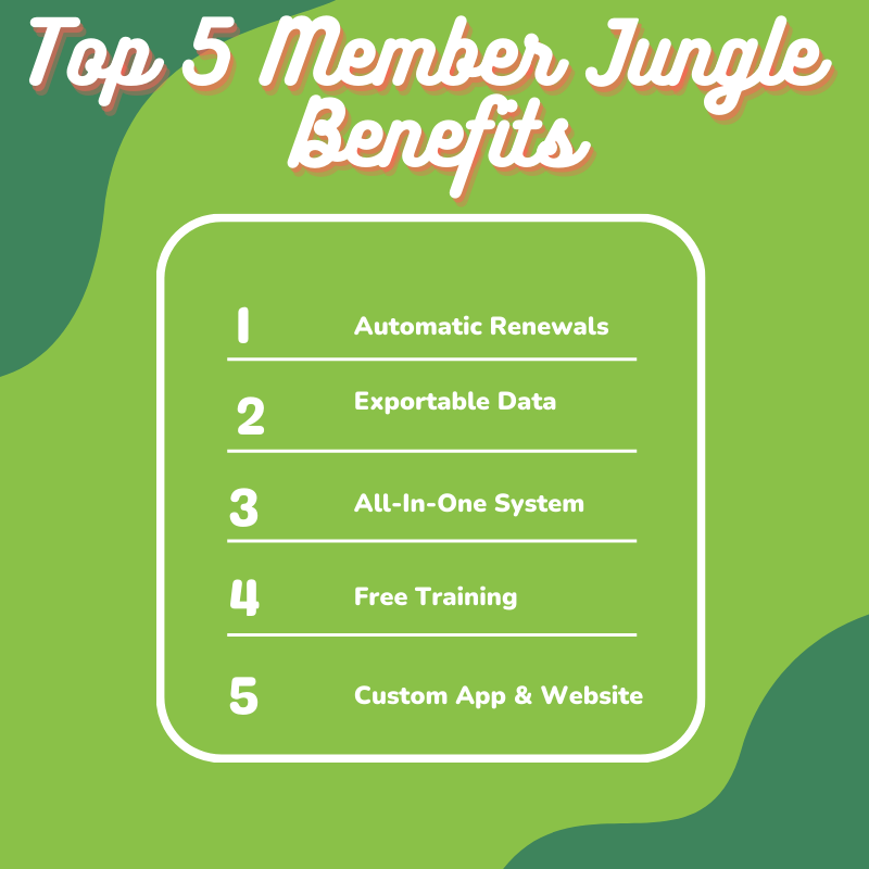 Top 5 Member Jungle Benefits