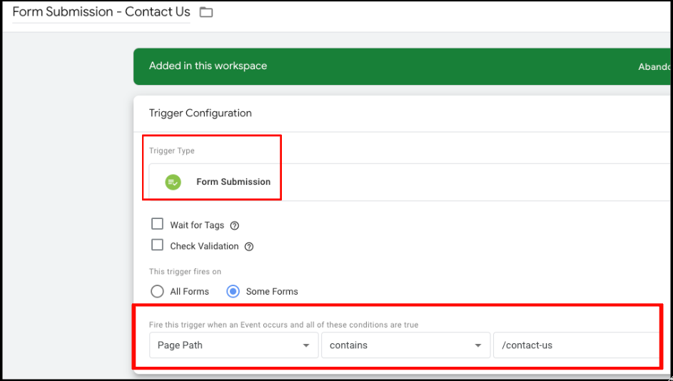 Unique URL parameter within the “Page Path” descriptor.