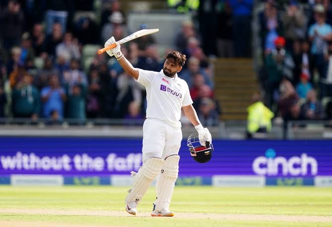 Pant on his way to a memorable 146 against England