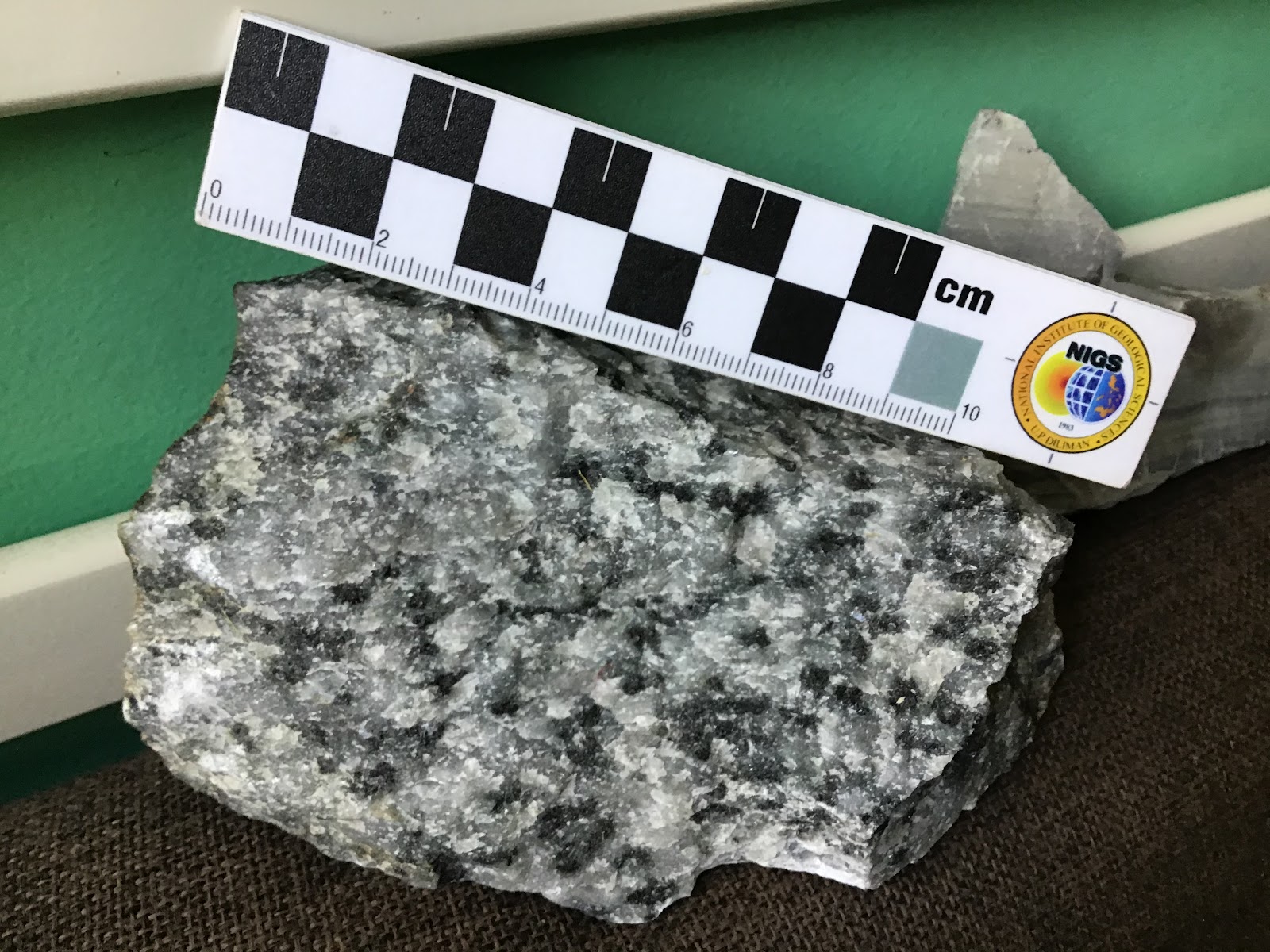 diorite rock from the fabulous scientist's collection