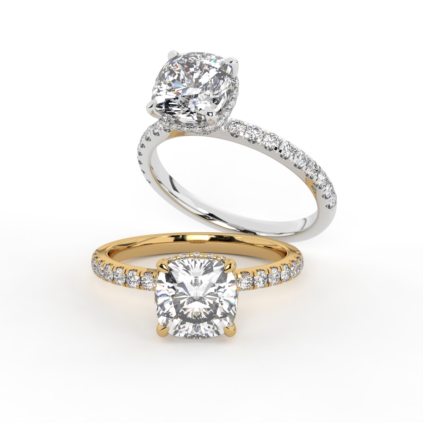 gorgeous moissanite engagement rings