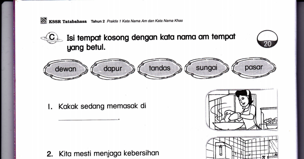 Latihan Kata Nama Am Dan Khas Tahun 1 Pdf