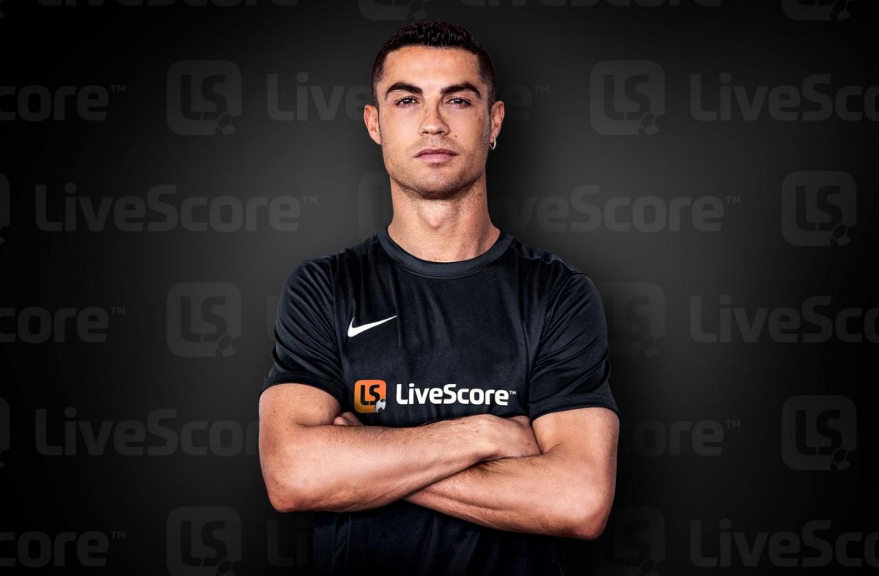 Ronaldo's asset - "I've been using the LiveScore app to keep up to date with the latest results for years, so I'm really excited to start a new partnership," Ronaldo said.