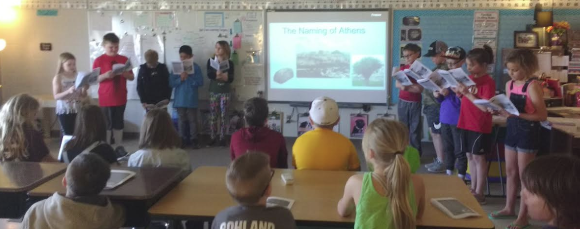 Third grade presidential research project photo