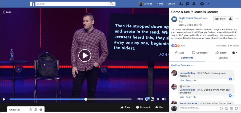 live stream for church digital marketing strategy