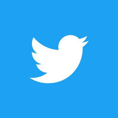 Logo lama Twitter atau X.
