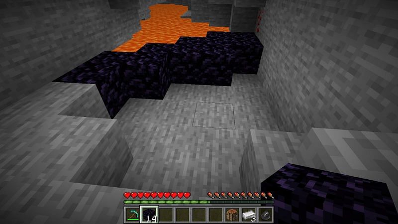 Once you have your obsidian you need to make your flint and steel