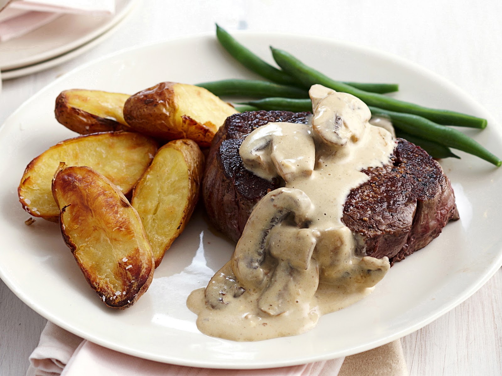 Image result for steak and mushroom sauce