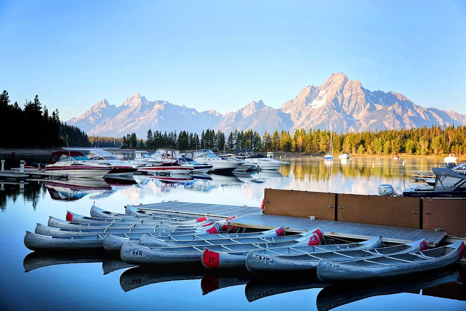 Beautiful Jenny Lake in Grand Teton National Park