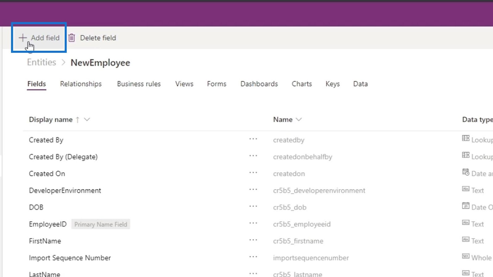 PowerApps form