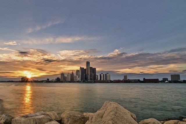 Detroit, MI Skyline