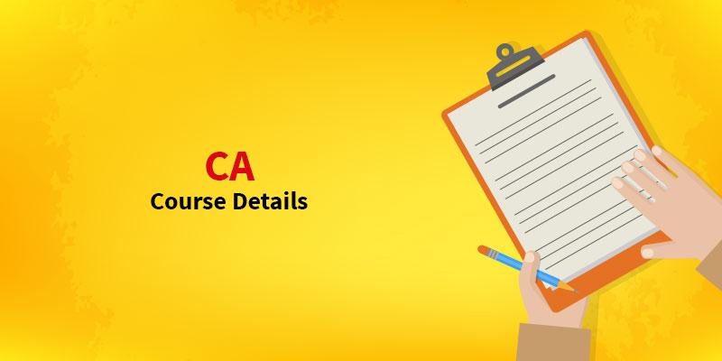 CA Course details for students 