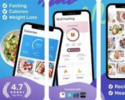 YAZIO Fasting and Food Tracker calorie calculator app