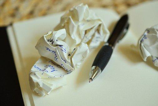 Écrire, Notes, Boule De Papier, Bureau