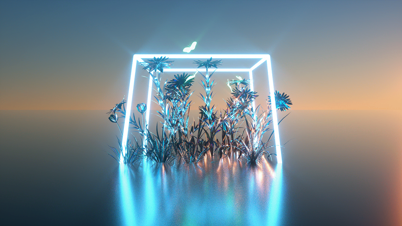 art direction  artwork fresh motion graphics  music Nature Octane Render sameucliff surreal Digital Art 