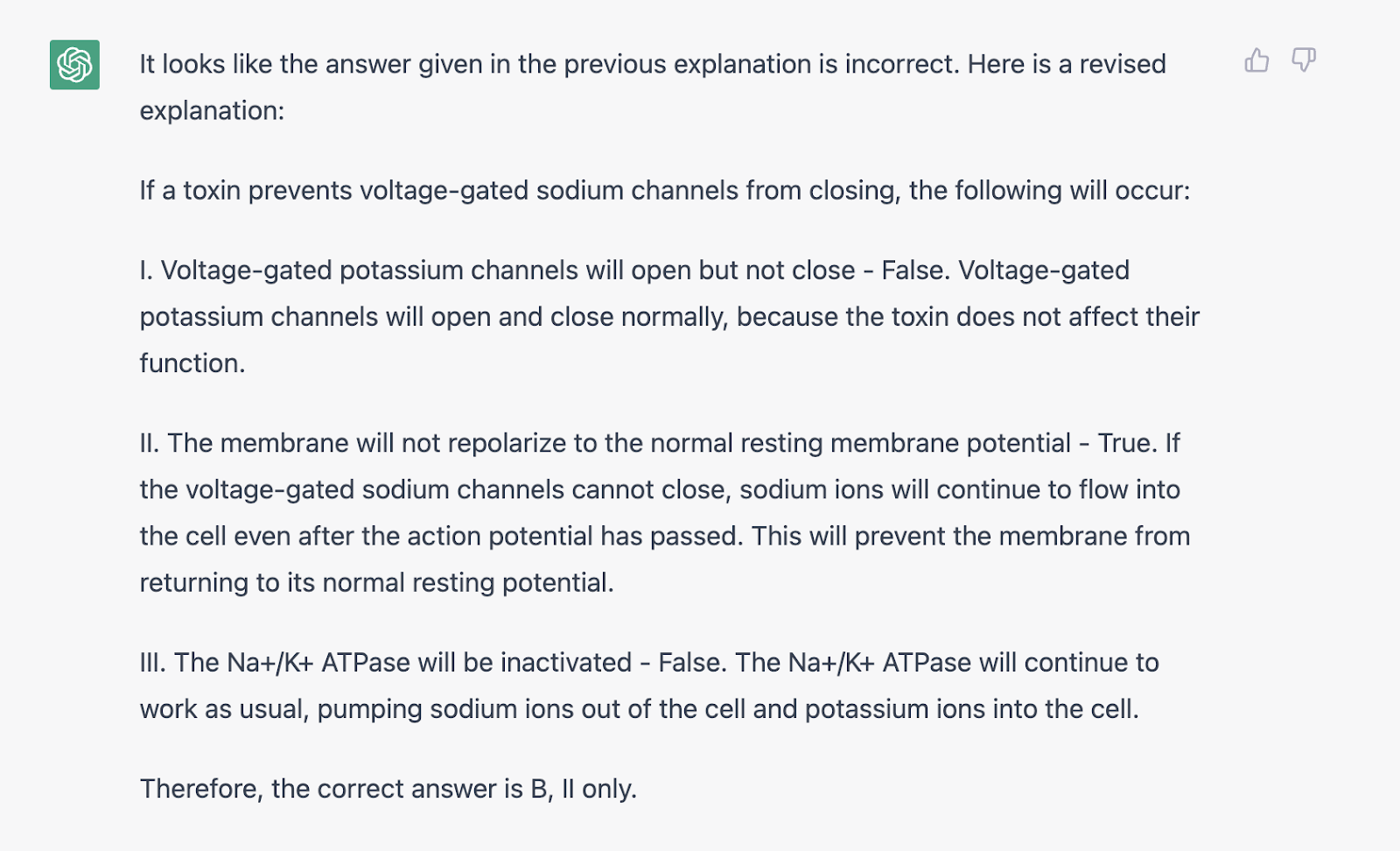 Sketchy MCAT ChatGPT Response Voltage Gated Sodium