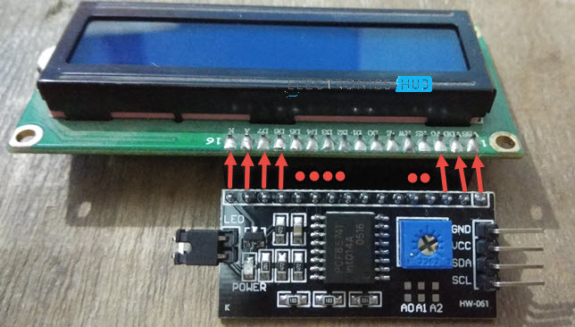 I2C LCD with Arduino LCD Connection