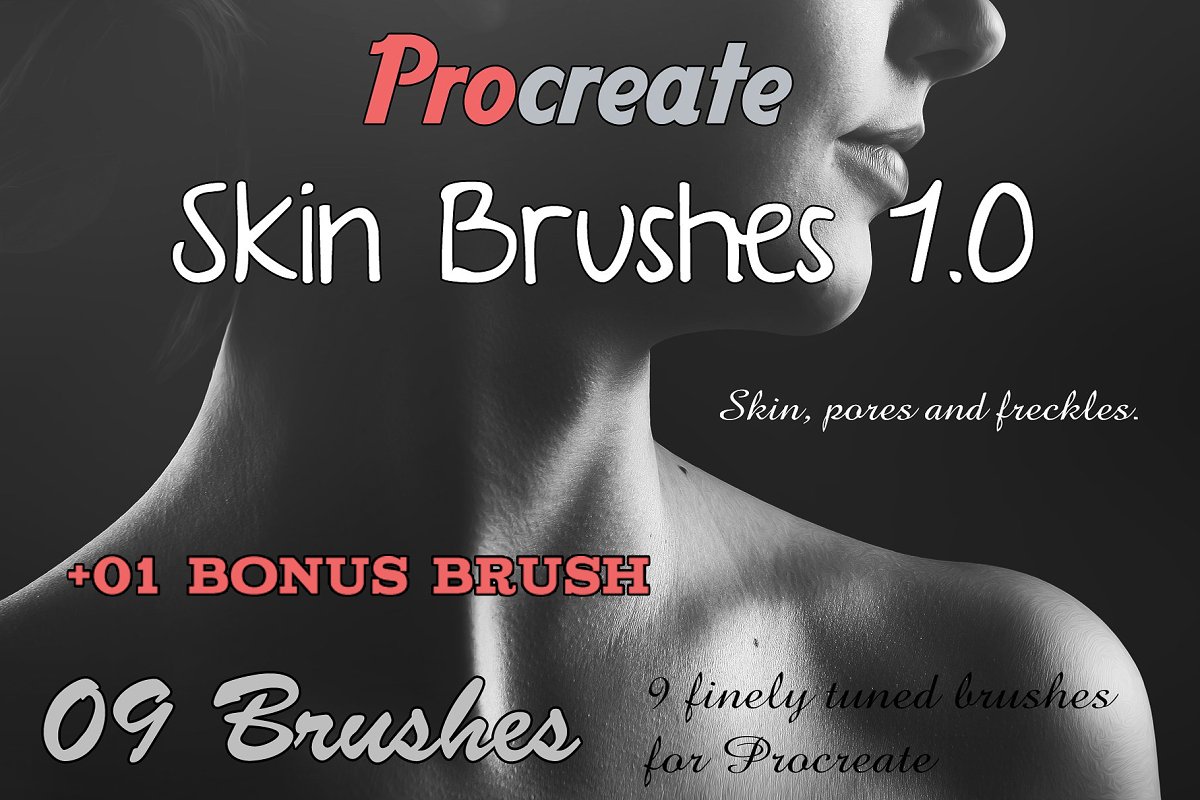 best procreate skin brushes