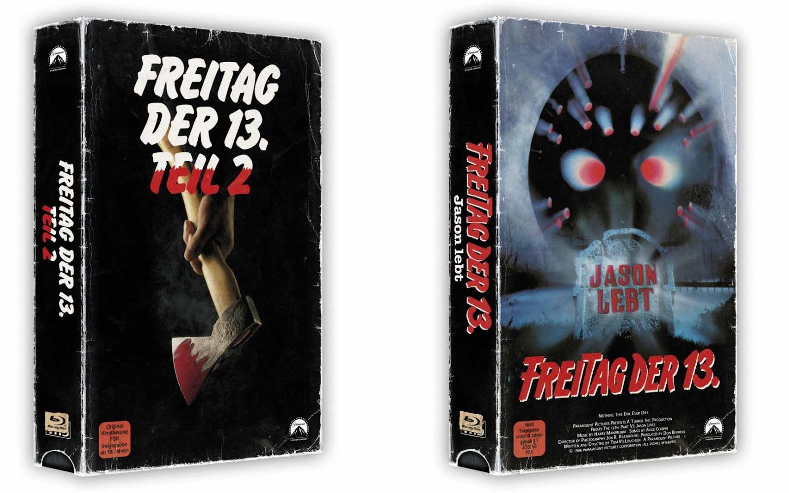  Retro Friday The 13th VHS Cover Blu-Rays Coming Soon From ‘84 Entertainment