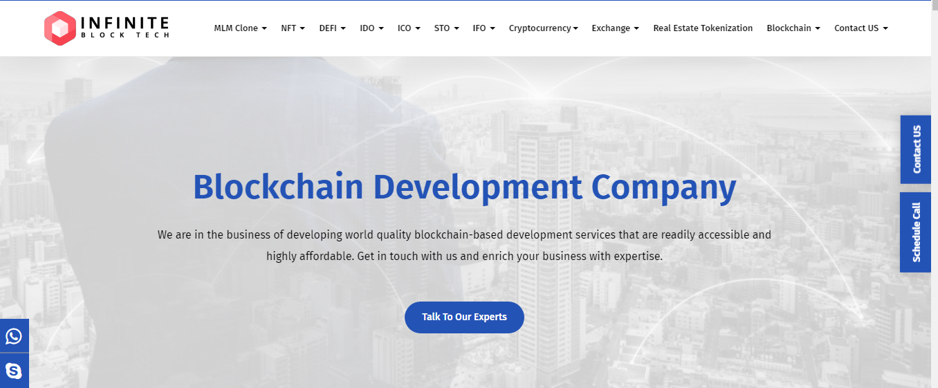 Infinite Block Tech- nft marketplace development firm