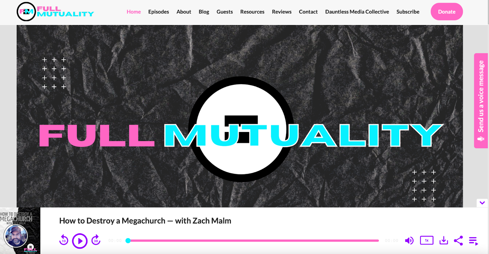 Full Mutuality podcast website