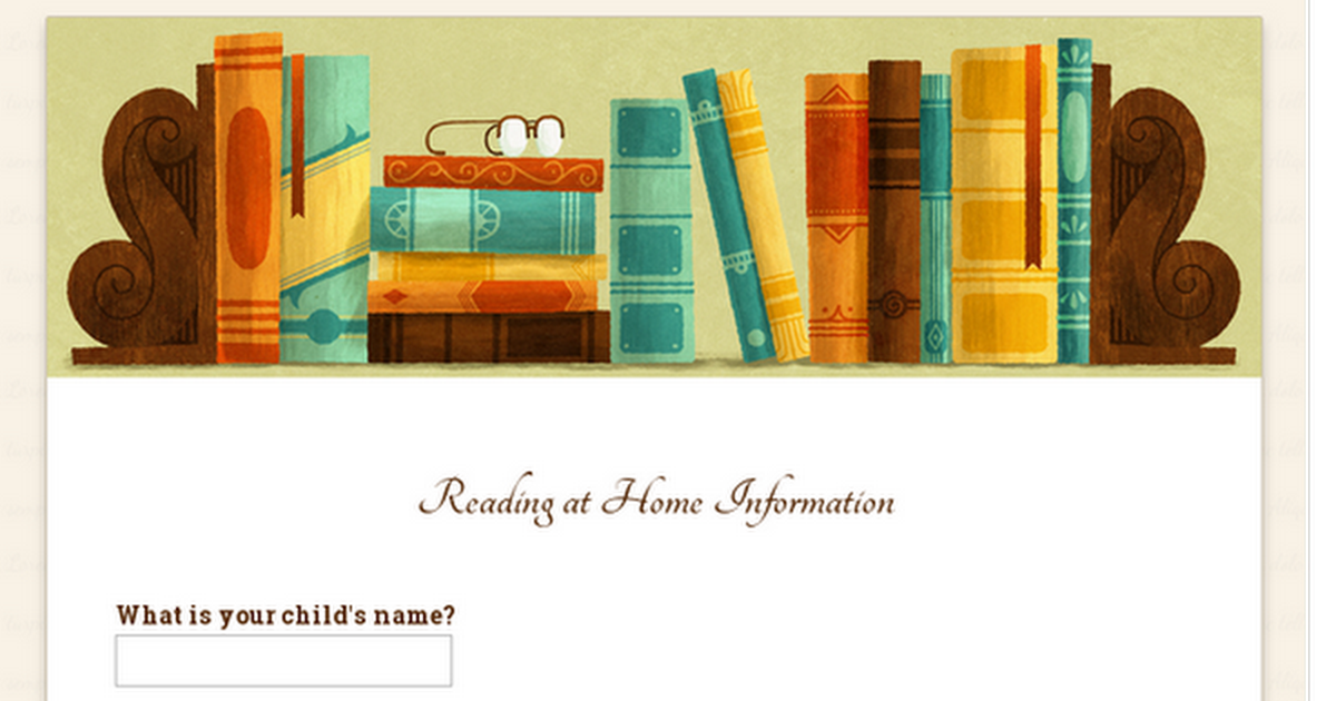 Reading at Home Information