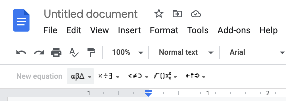 square root in google docs - step 3
