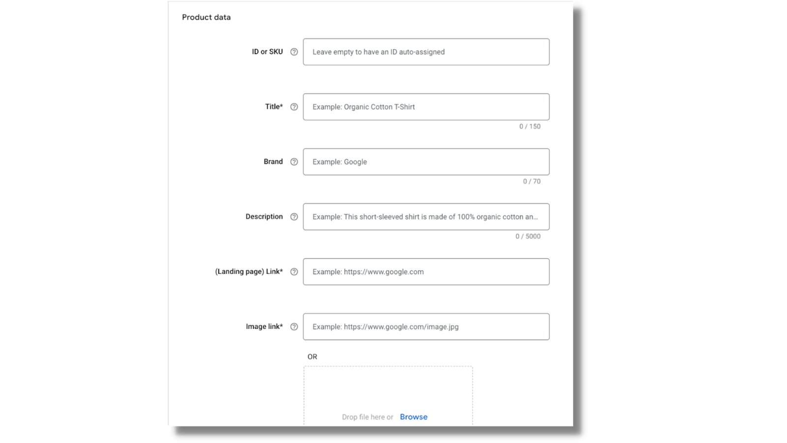 Setting Up Google Merchant Center and Product Feed - Product Data
