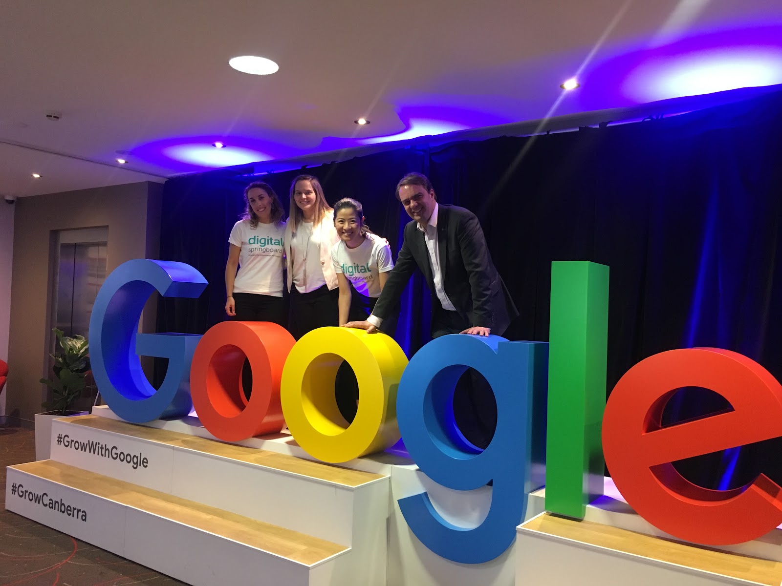 Photo of Google and Infoxchange team at the Digital Springboard launch event