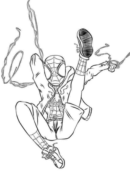 desenhos do homem-aranha para imprimir e colorir