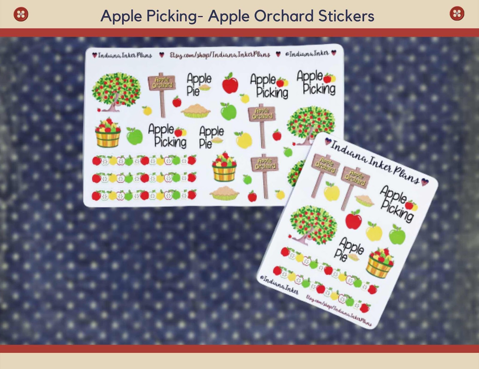 apple orchard stickers