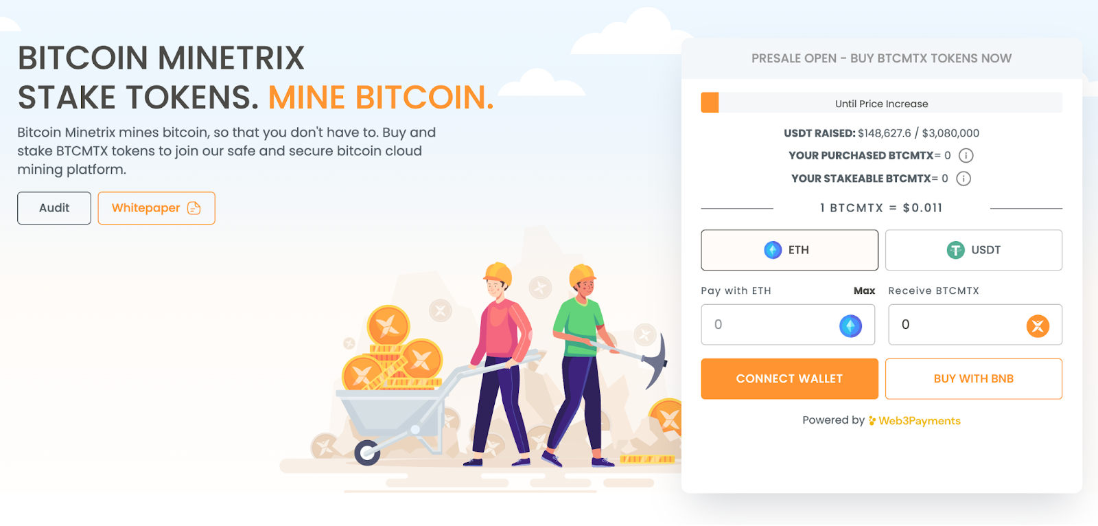 Bitcoin Minetrix forhåndssalg