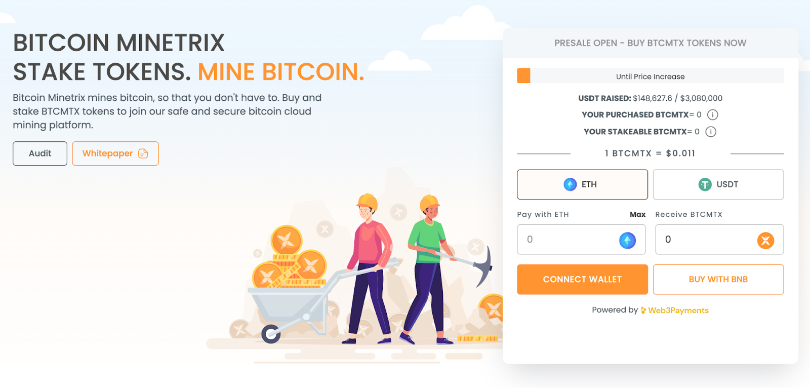 Bitcoin Minetrix forhåndssalg