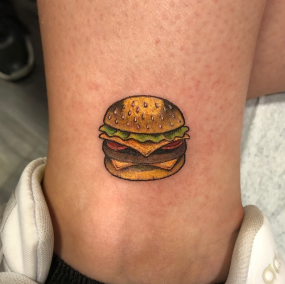 Burger Tattoo