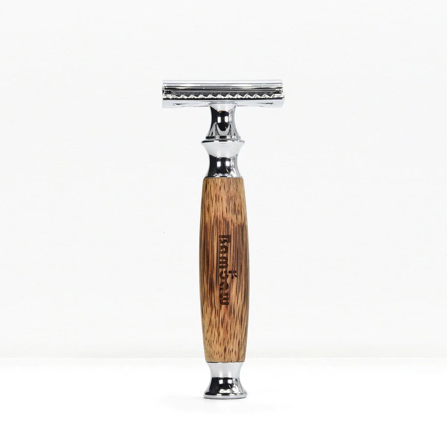 wooden handle razor