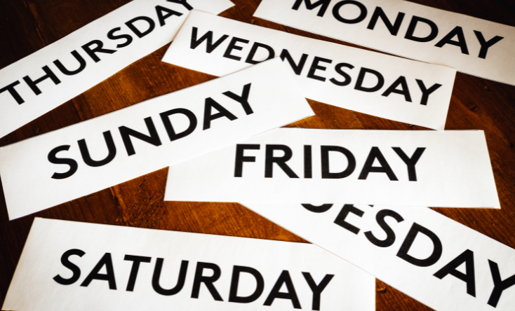 Dias da Semana em Inglês – Significado, Pronúncia e Como Usar