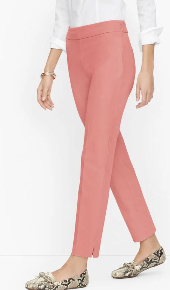TALBOTS CHATHAM ANKLE PANTS - SOLID at Talbots