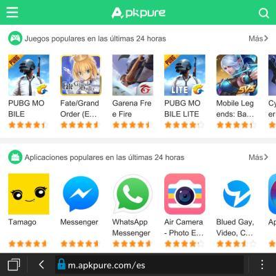 APKPure alternativa a Google Play