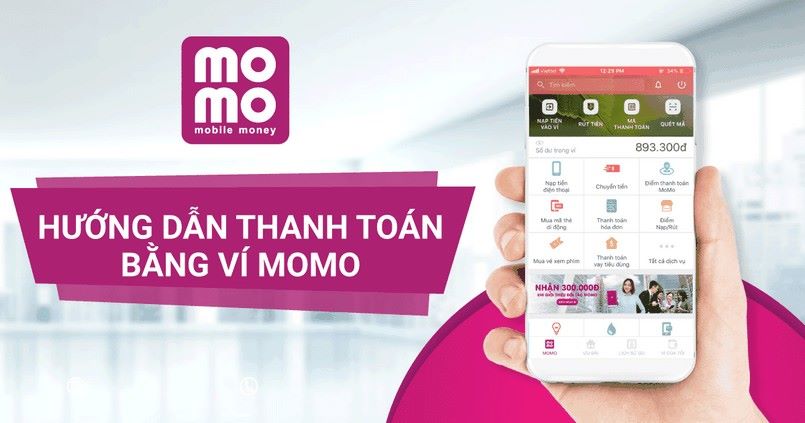 Nạp tiền qua ứng dụng Momo