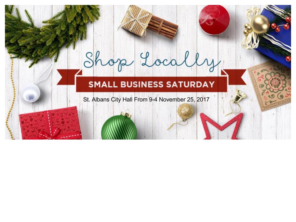 2017 St. Albans Small Business Saturday