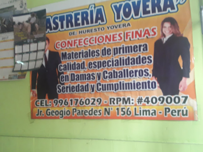 Opiniones de SASTRERIA YOYERA en Lima - Sastre