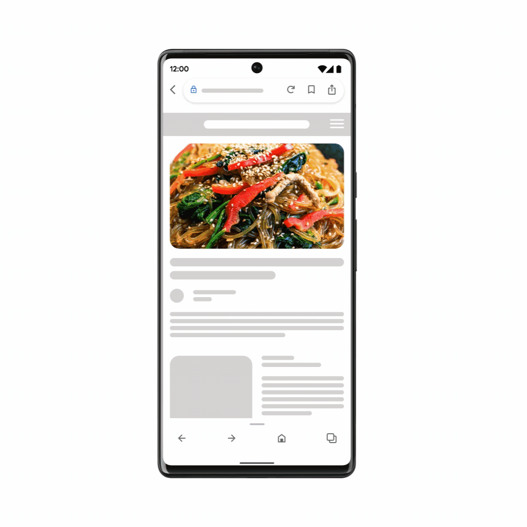 Image 2: 「多重搜尋」在 Google 應用程式中，你可以同時搜尋圖片和文字，現在新增了透過多重搜尋查找本地資訊的方式，讓你可以從數百萬個本地商家中找出符合所需的店家。你可以使用照片或螢幕截圖，並加上「附近」文字，查看販售你搜尋的衣物、家居用品或食物的本地零售商或餐廳