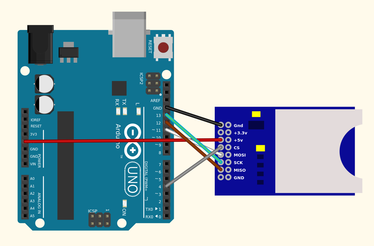 Arduino card connecting with SD card