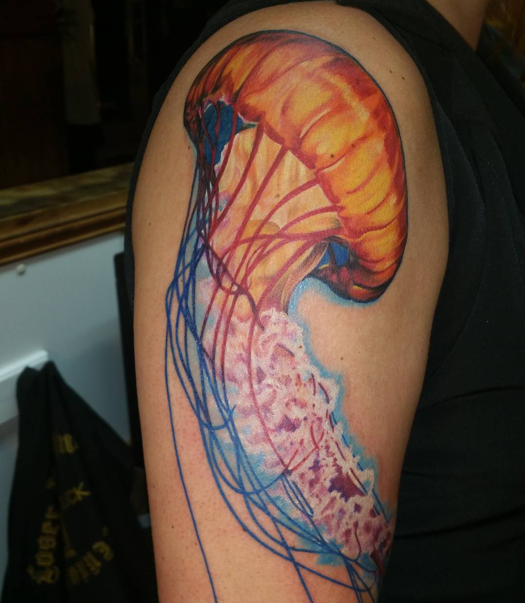 Realistic Jellyfish Tattoo Design