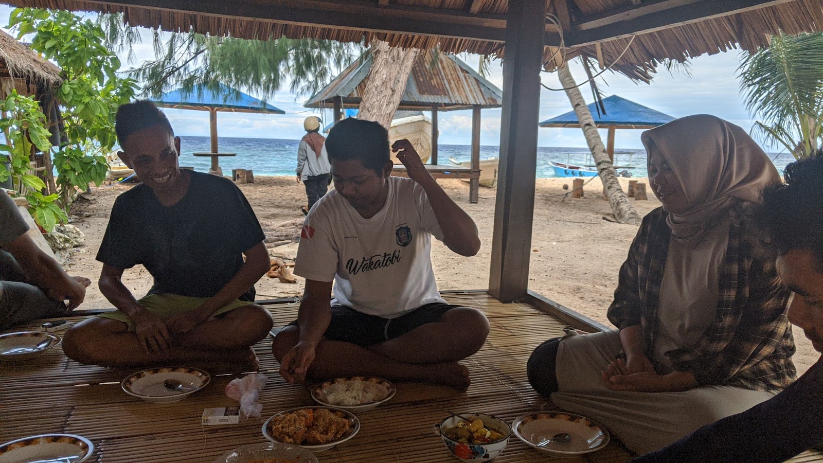 Developing a Tourism Management Plan next to the beautiful ocean where diving is common on Sulawesi, Indonesia