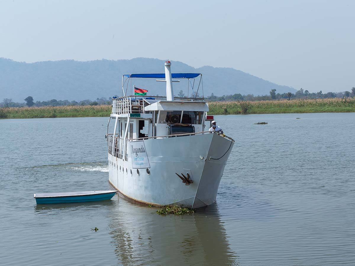A boat at the Liwonde National Park