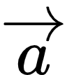 {"type":"$","code":"$\\overrightarrow{a}$","font":{"color":"#000000","family":"Arial","size":10},"id":"6-0-0","ts":1604317790485,"cs":"jgJyh7ByTneeNgjvPKE6sA==","size":{"width":16,"height":17}}